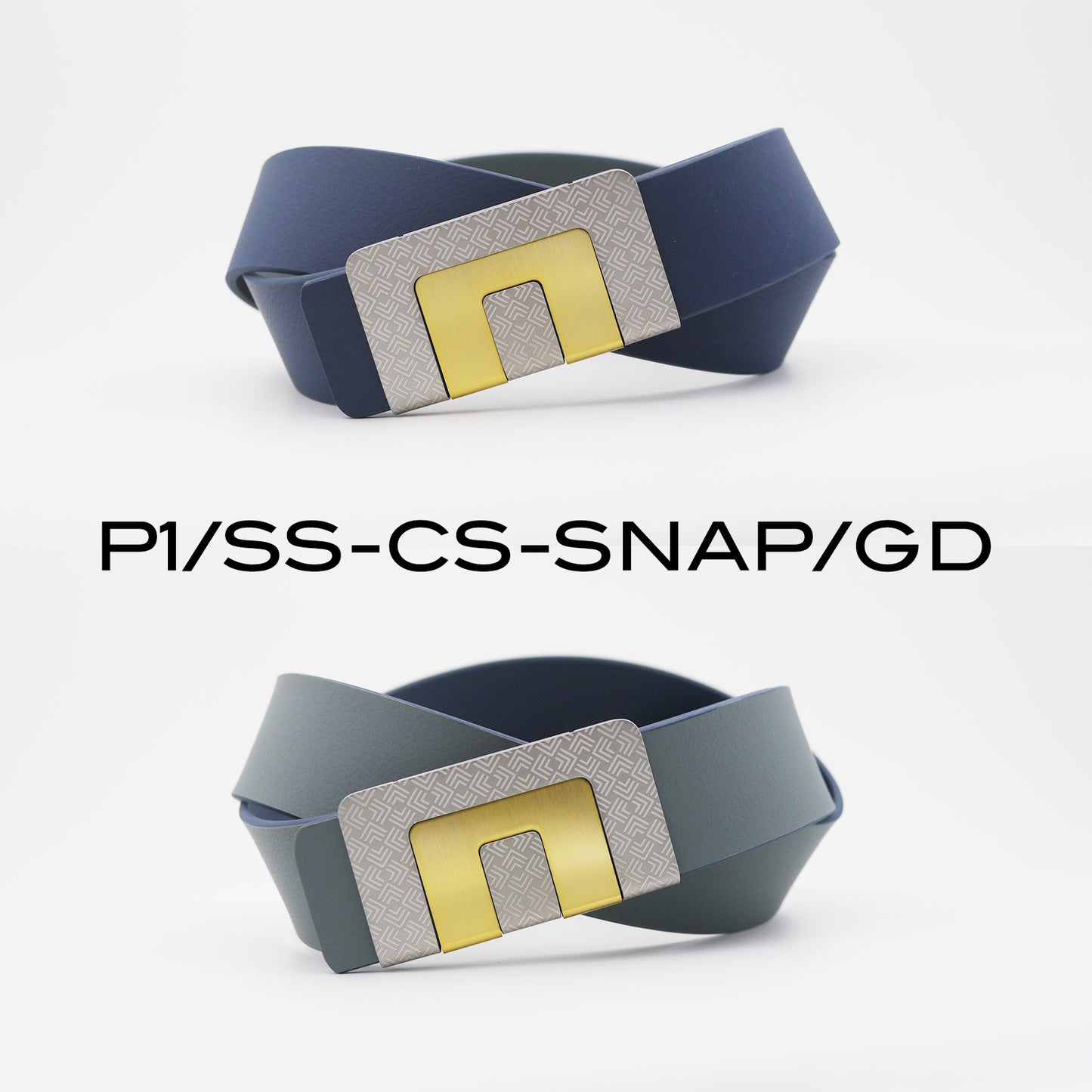 MIN BELT - SILVER P1 BUCKLE, CASUAL STRAP